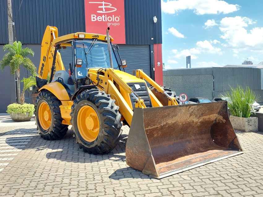 jcb retroescavadeira 214 s diesel automatico 2001