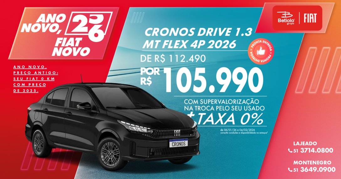 fiat cronos 1.3 firefly flex drive manual gasolina 4p 2026