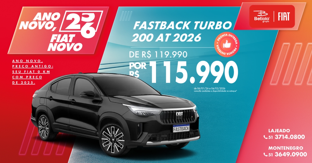 fiat fastback 1.0 turbo 200 flex cvt gasolina 4p automatico 2026