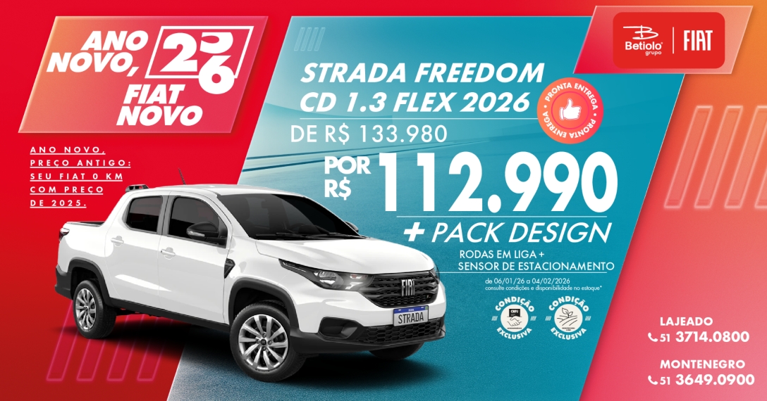 fiat strada 1.3 firefly flex freedom cd manual gasolina 4p 2026