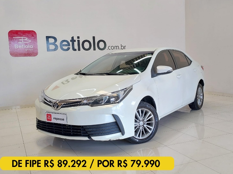 toyota corolla 1.8 gli upper 16v flex 4p automatico 2019