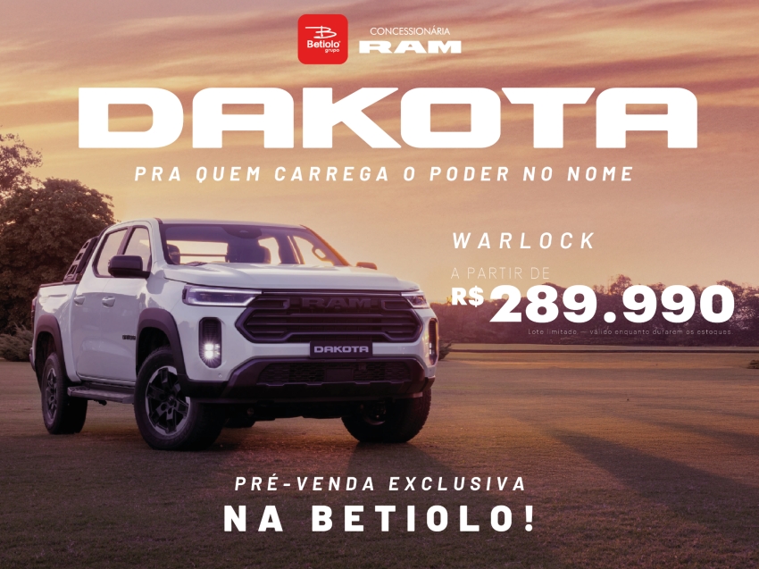 ram dakota 2.2 turbo diesel warlock 4x4 automatico 4p 2026