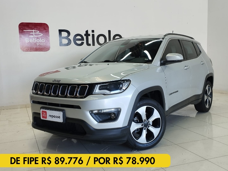 jeep compass 2.0 16v flex longitude automatico 4p 2018