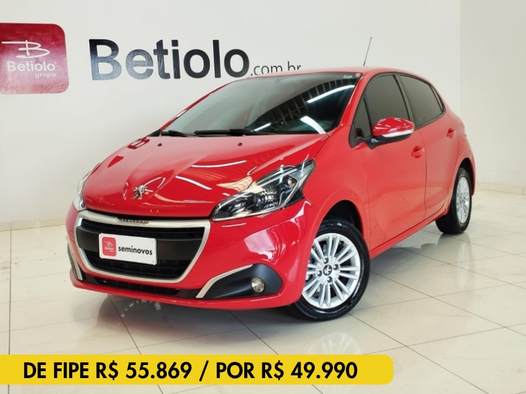 peugeot 208 1.6 active pack 16v flex 4p automatico 2019