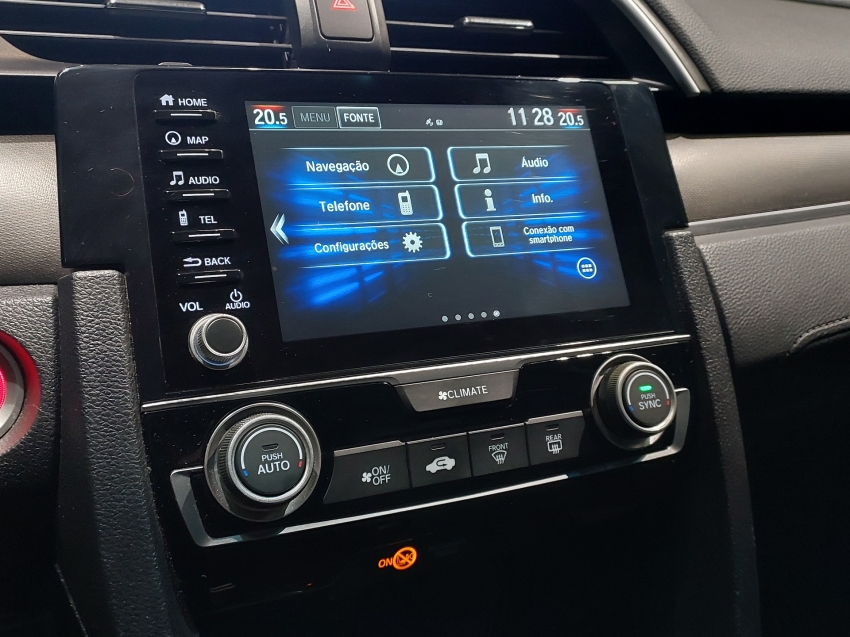 honda civic 2.0 16v flexone exl 4p cvt flex automatico 202111