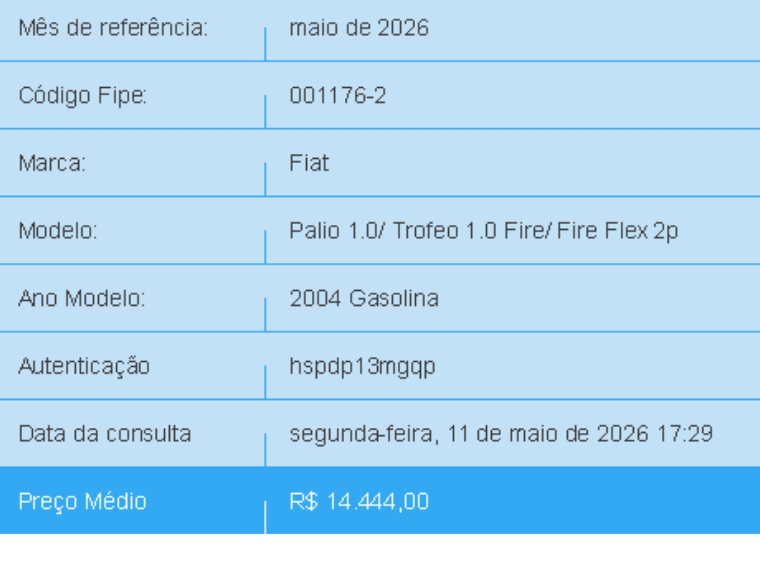 fiat palio 1.0 mpi fire 8v gasolina 2p manual flex 20041