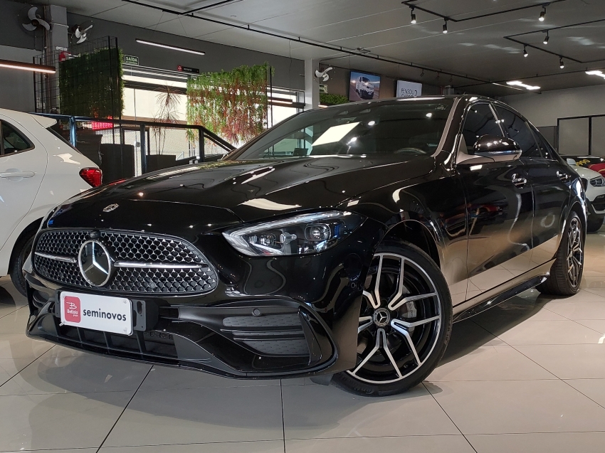 mercedes-benz c 300 2.0 eq boost hibrido amg line 9g-tronic 4p automatico 2024