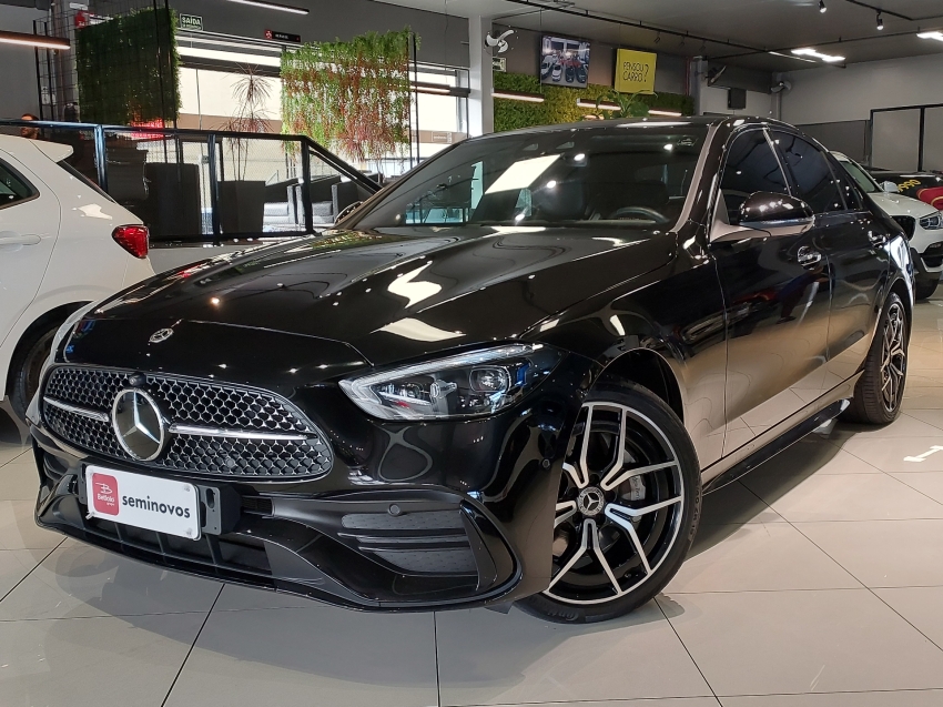 mercedes-benz c 300 2.0 eq boost hibrido amg line 9g-tronic 4p automatico 20241