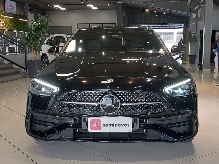 mercedes-benz c 300 2.0 eq boost hibrido amg line 9g-tronic 4p automatico 20242