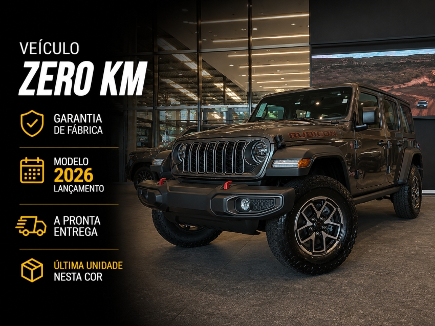jeep wrangler 2.0 turbo gasolina rubicon 4p 4x4 at8 flex automatico 2026
