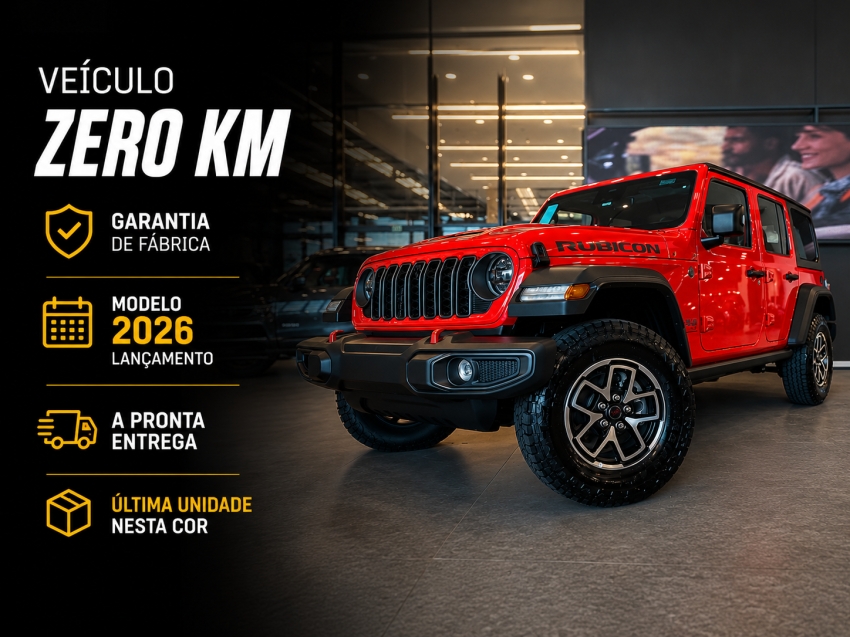 jeep wrangler 2.0 turbo gasolina rubicon 4p 4x4 at8 flex automatico 2026