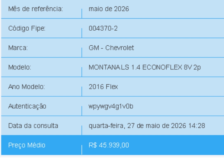 chevrolet montana 1.4 mpfi ls cs 8v flex 2p manual 20161