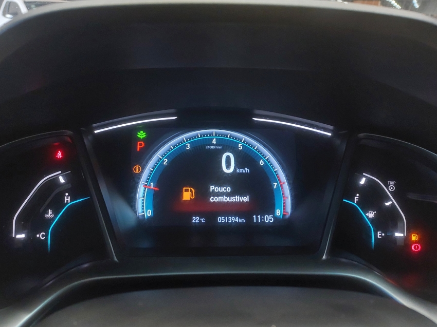 honda civic 2.0 16v flexone exl 4p cvt flex automatico 201910