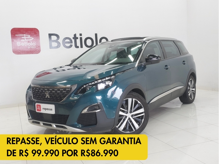 peugeot 5008 1.6 griffe pack thp 16v gasolina 4p automatico 2019