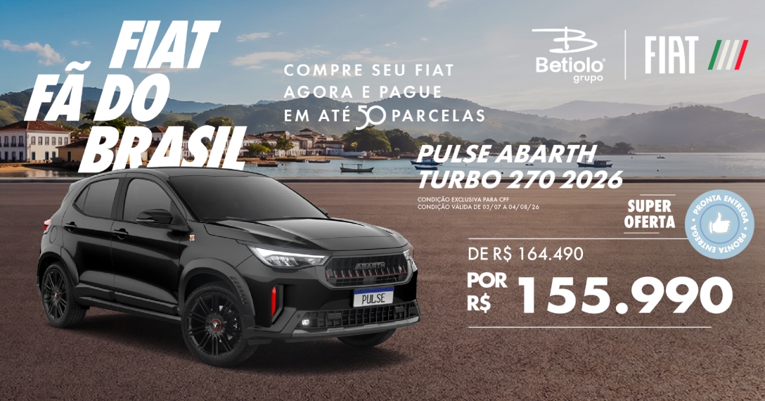 fiat pulse 1.3 turbo 270 flex abarth at6 gasolina 4p automatico 20260