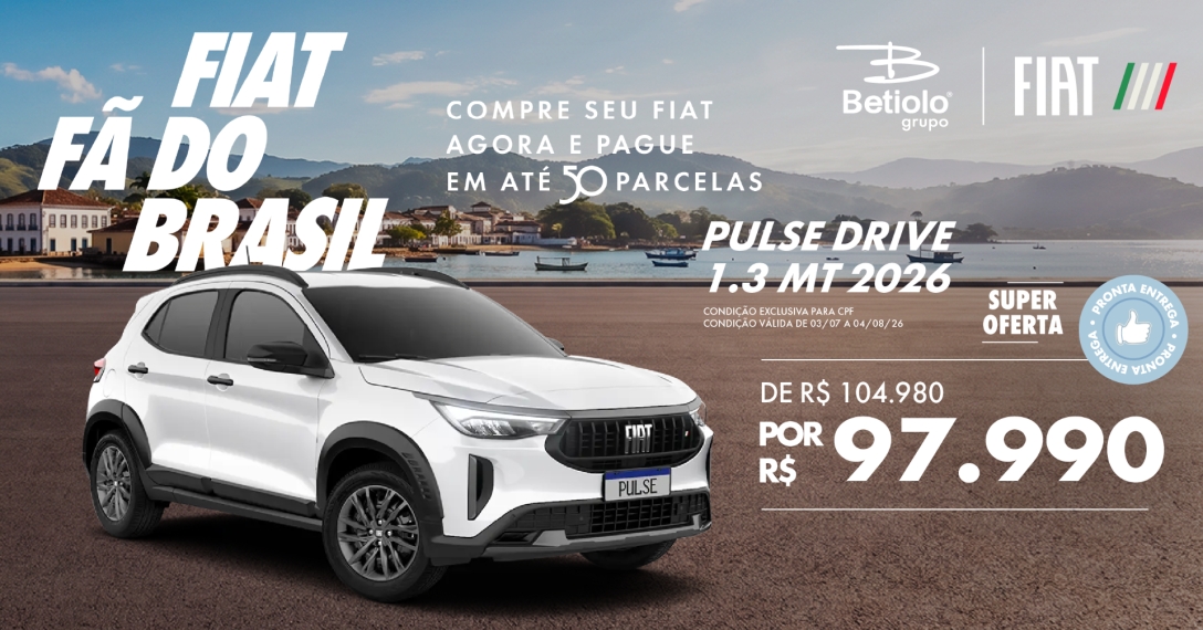 fiat pulse 1.3 flex drive manual gasolina 4p automatico 20260