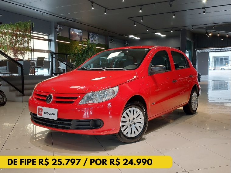 volkswagen gol 1.0 mi 8v flex 4p manual g.v 20100