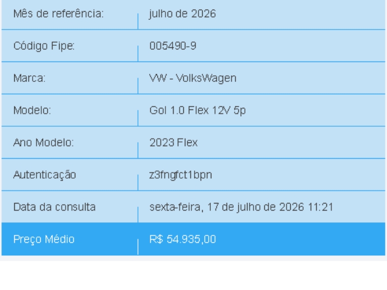 volkswagen gol 1.0 12v mpi totalflex 4p manual flex 20232