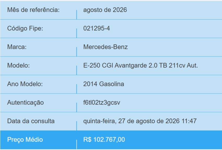 mercedes-benz e 250 2.0 avantgarde 16v turbo gasolina 4p automatico 20141