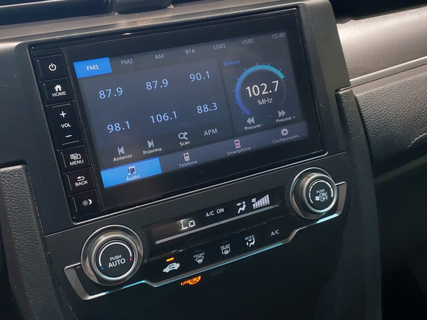 honda civic 2.0 16v flexone sport 4p manual flex automatico 201811