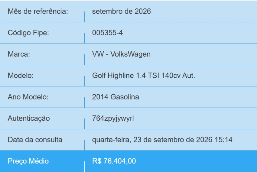 volkswagen golf 1.4 tsi highline 16v gasolina 4p automatico flex 20141