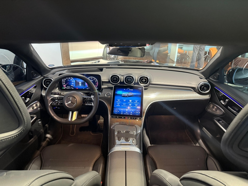 mercedes-benz c 300 2.0 eq boost hibrido amg line 9g-tronic 4p automatico 2024