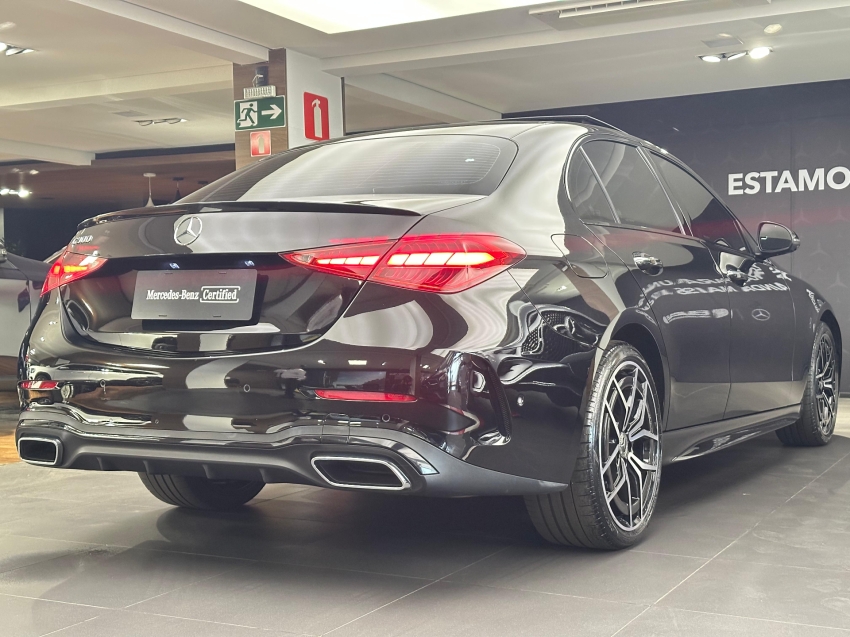 mercedes-benz c 300 2.0 eq boost hibrido amg line 9g-tronic 4p automatico 2024