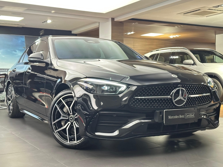 mercedes-benz c 300 2.0 eq boost hibrido amg line 9g-tronic 4p automatico 2024