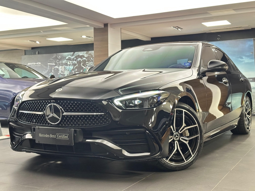 mercedes-benz c 300 2.0 eq boost hibrido amg line 9g-tronic 4p automatico 2024