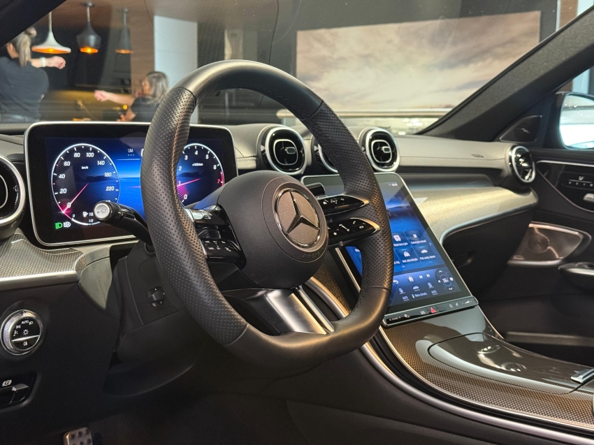 mercedes-benz c 300 2.0 eq boost hibrido amg line 9g-tronic 4p automatico 2024
