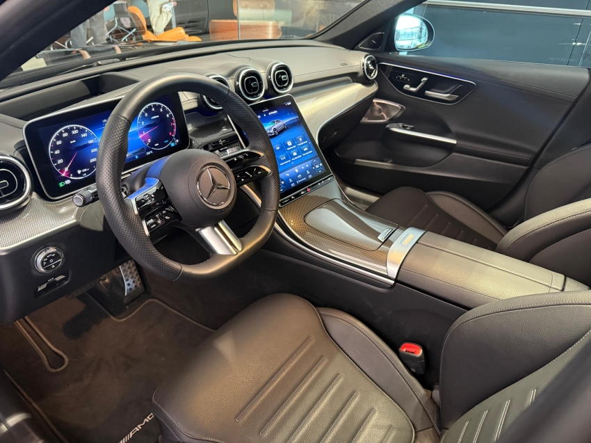 mercedes-benz c 300 2.0 eq boost hibrido amg line 9g-tronic 4p automatico 2024