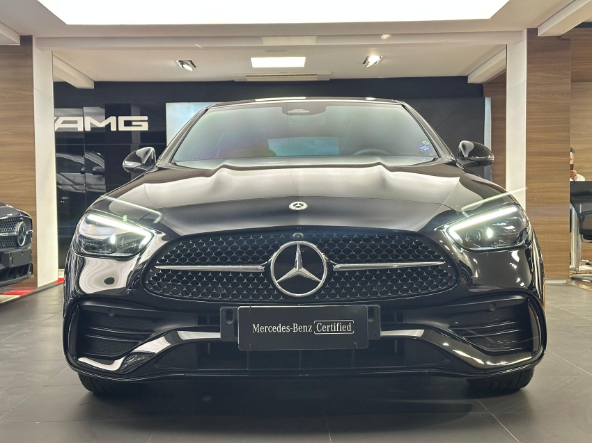 mercedes-benz c 300 2.0 eq boost hibrido amg line 9g-tronic 4p automatico 2024