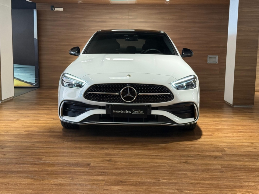 mercedes-benz c 300 2.0 eq boost hibrido amg line 9g-tronic 4p automatico 2024