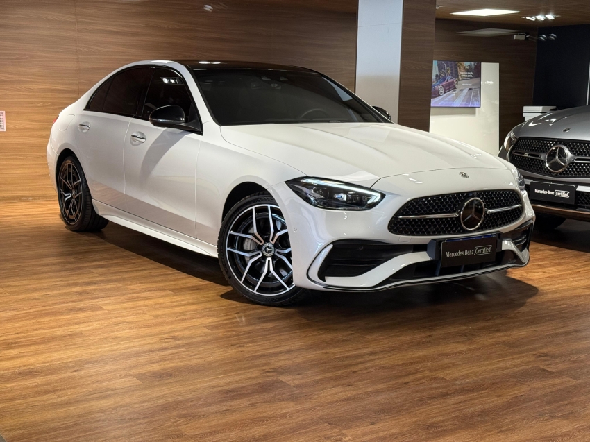 mercedes-benz c 300 2.0 eq boost hibrido amg line 9g-tronic 4p automatico 2024