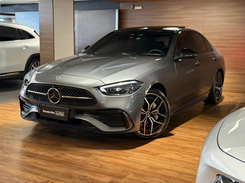 mercedes-benz c 300 2.0 eq boost hibrido amg line 9g-tronic 4p automatico 2025