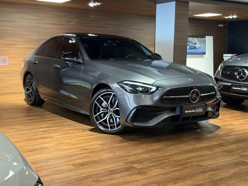 mercedes-benz c 300 2.0 eq boost hibrido amg line 9g-tronic 4p automatico 2025