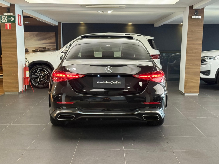 mercedes-benz c 200 1.5 eq boost hibrido amg line 9g-tronic 4p automatico 20244