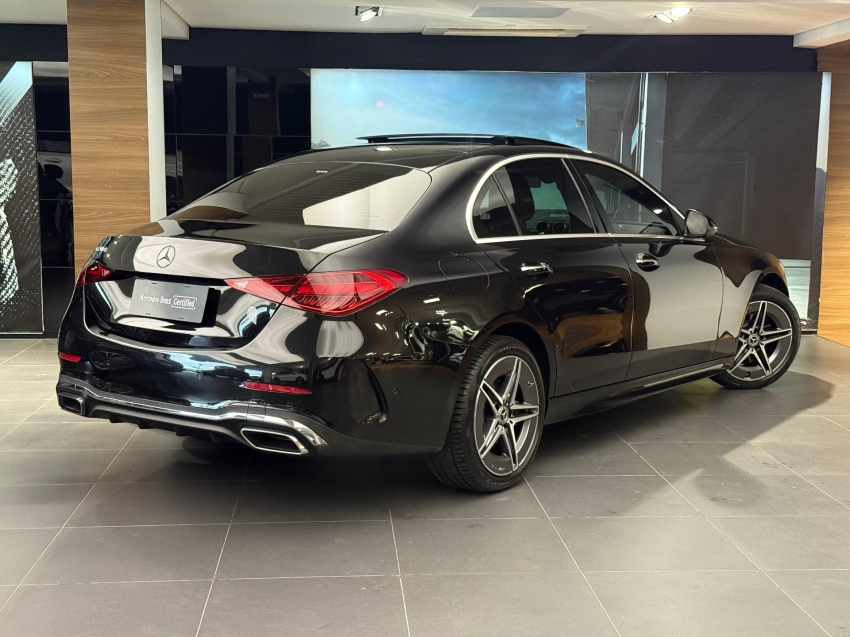 mercedes-benz c 200 1.5 eq boost hibrido amg line 9g-tronic 4p automatico 20243