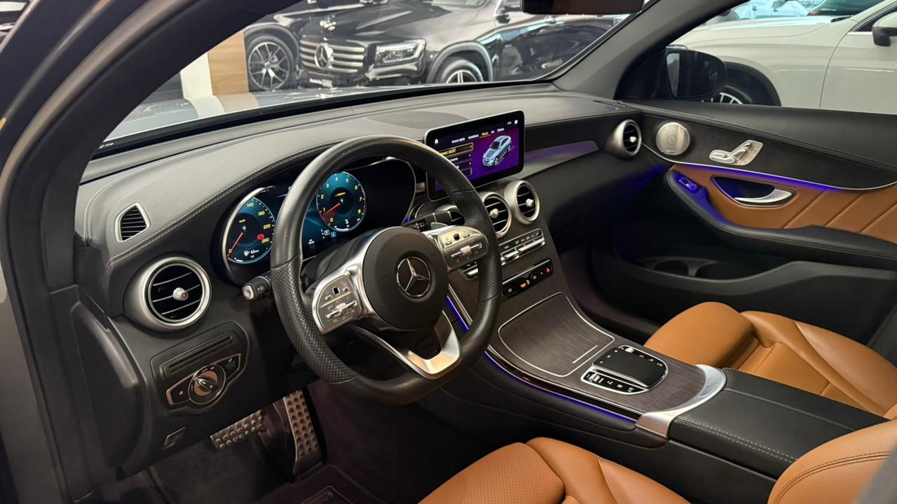 mercedes-benz glc 300 2.0 cgi gasolina coupe amg line 4matic 9g-tronic 4p automatico 20236