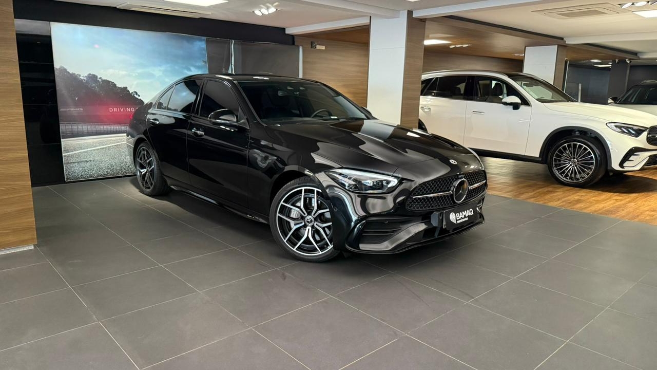 mercedes-benz c 300 2.0 eq boost hibrido amg line 9g-tronic 4p automatico 20242