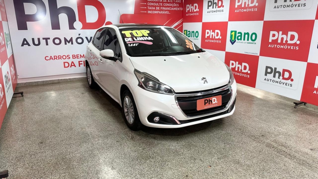 peugeot 208 1.6 allure 16v flex 4p automatico 2017