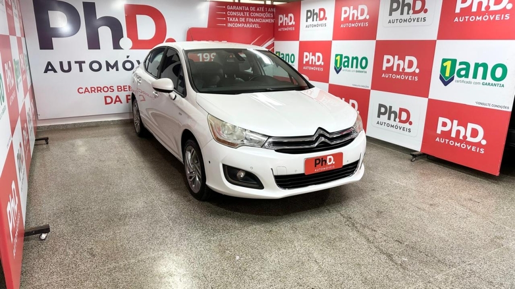 citroen c4 lounge 1.6 exclusive 16v turbo gasolina 4p automatico 2014