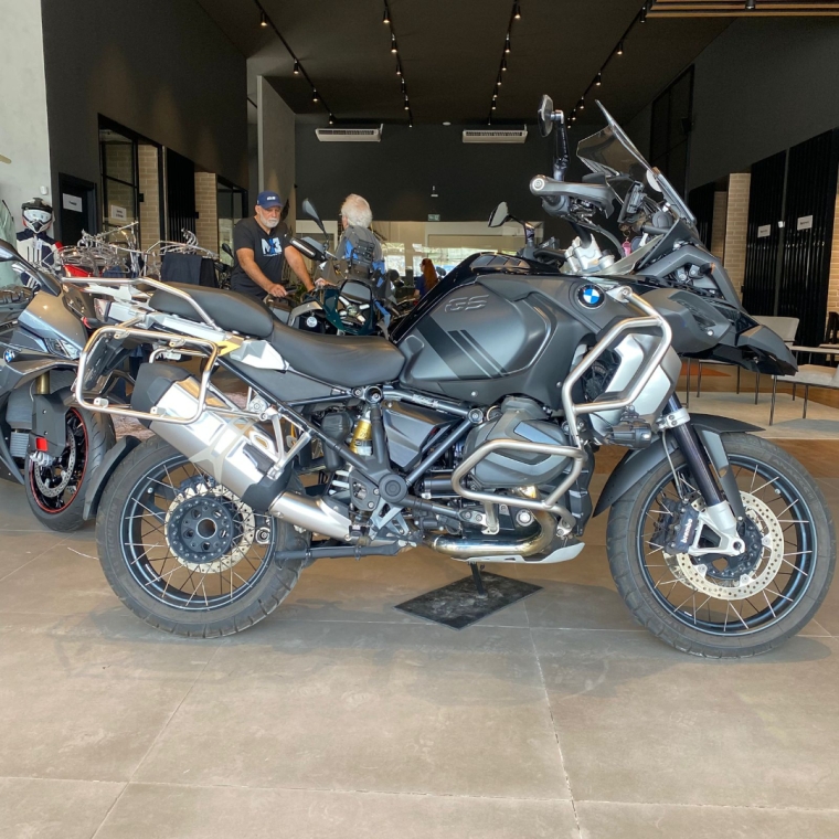 bmw r 1250 gs adventure triple black 719 gasolina manual 2023