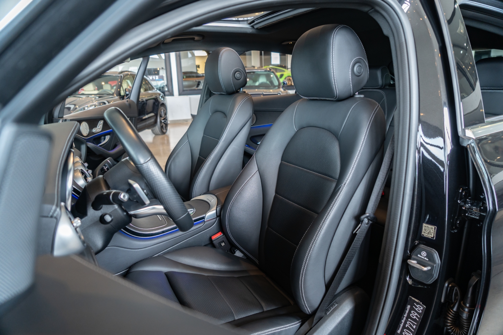 mercedes-benz glc 300 2.0 cgi gasolina coupe amg line 4matic 9g-tronic 4p automatico 20237