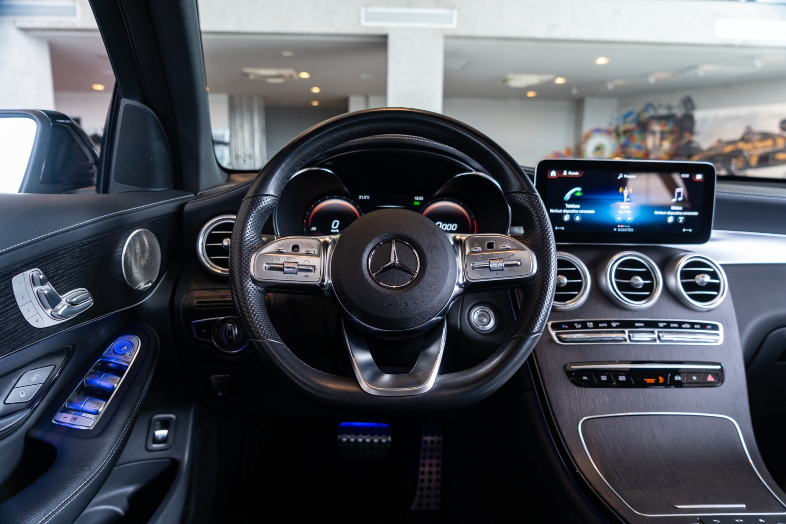 mercedes-benz glc 300 2.0 cgi gasolina coupe amg line 4matic 9g-tronic 4p automatico 202311