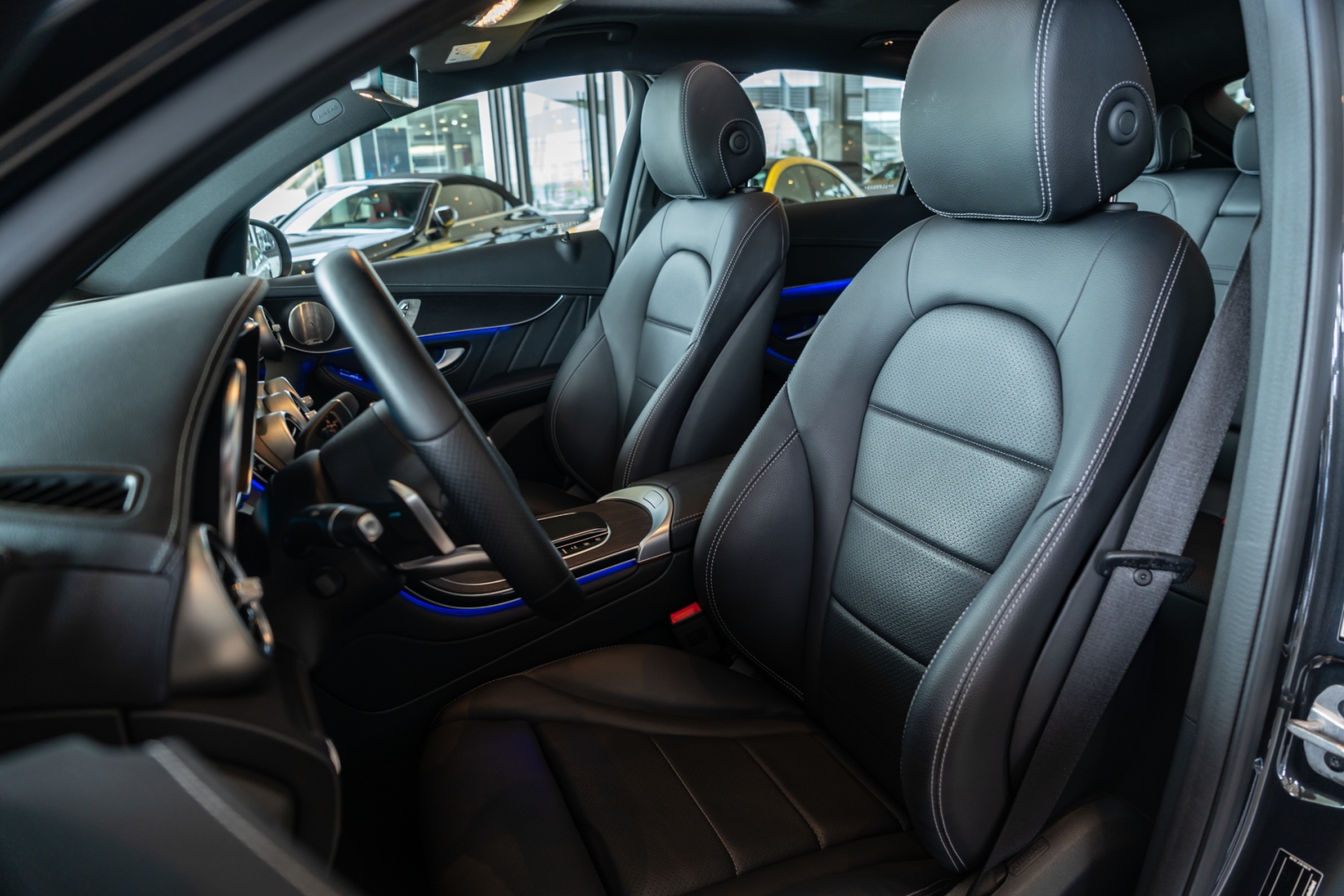 mercedes-benz glc 300 2.0 cgi gasolina coupe amg line 4matic 9g-tronic 4p automatico 20236