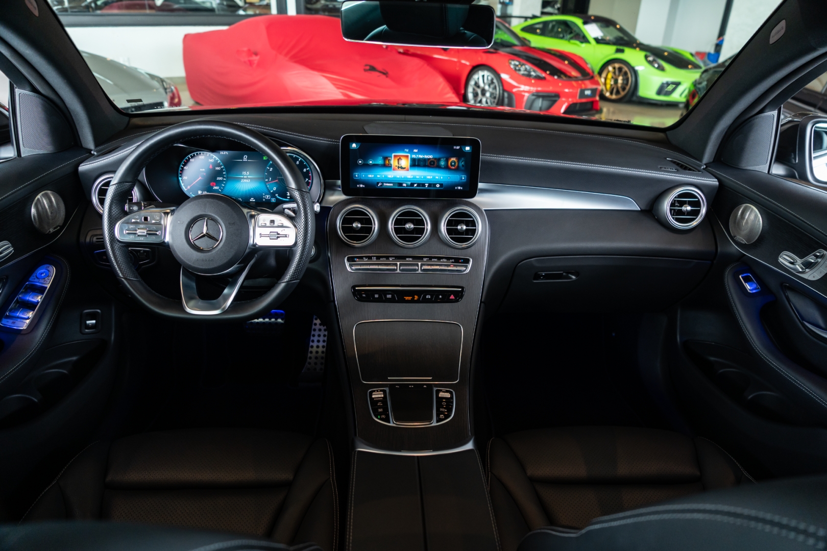 mercedes-benz glc 300 2.0 cgi gasolina coupe amg line 4matic 9g-tronic 4p automatico 202311