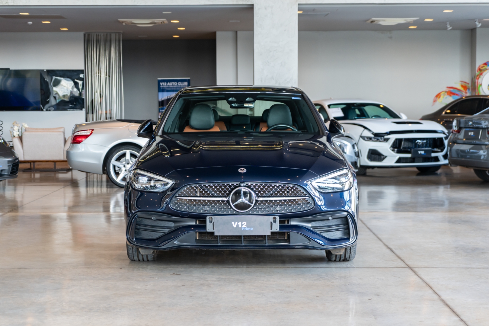 mercedes-benz c 300 2.0 eq boost hibrido amg line 9g-tronic 4p automatico 20232