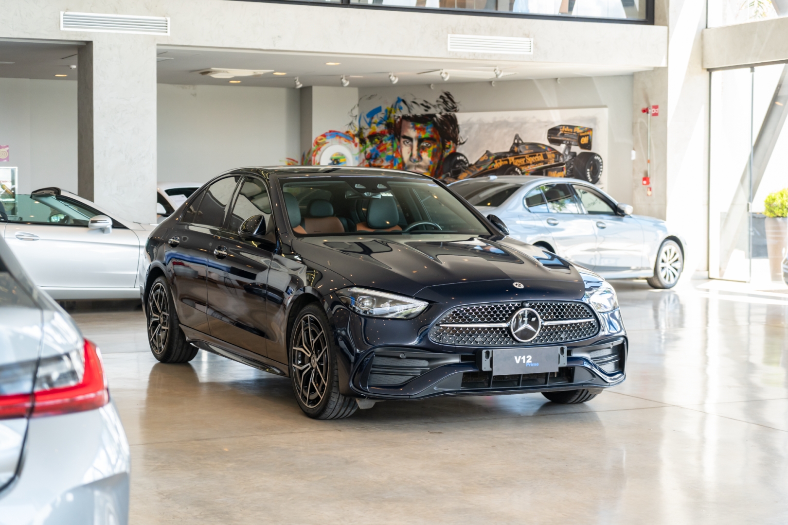 mercedes-benz c 300 2.0 eq boost hibrido amg line 9g-tronic 4p automatico 20235