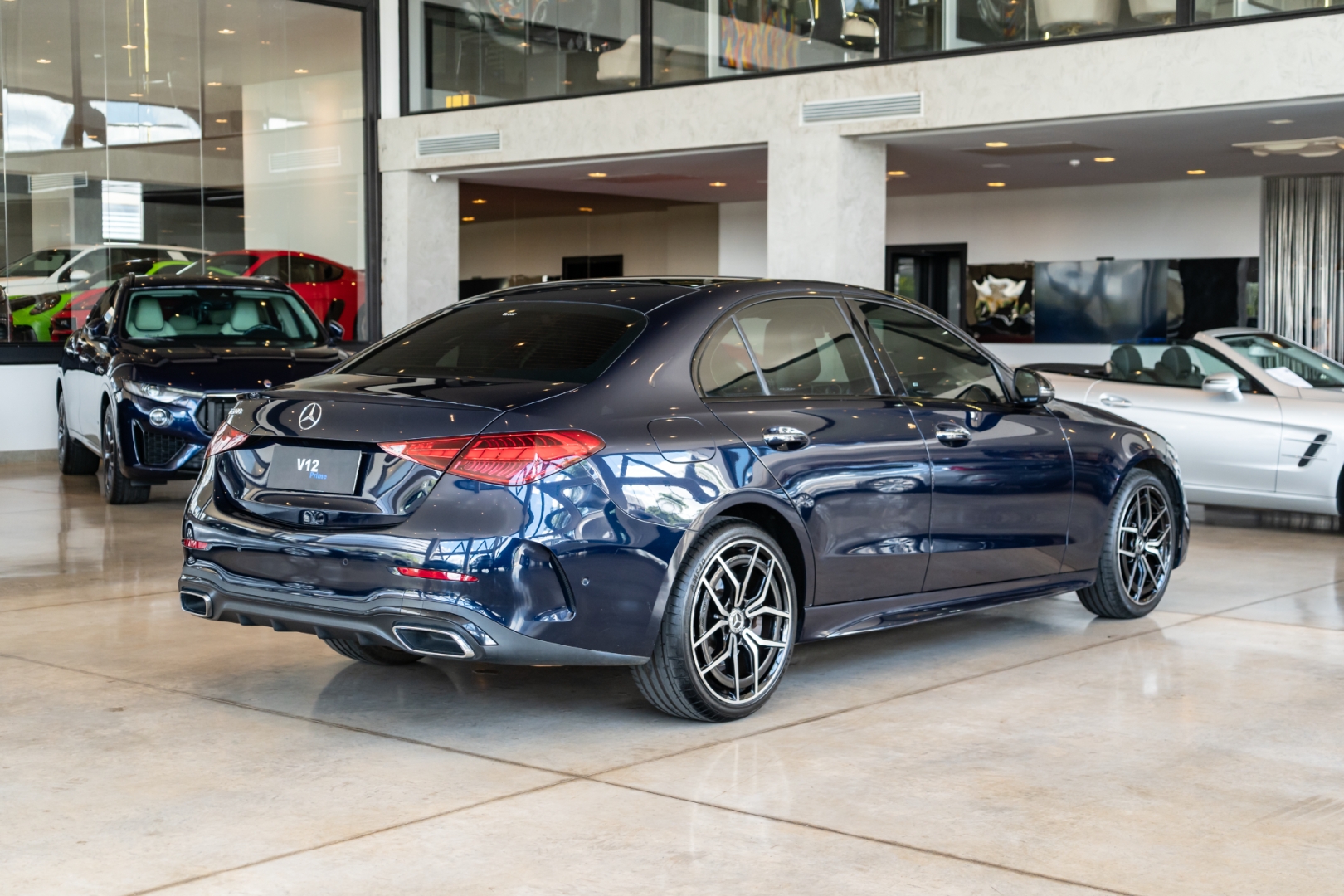 mercedes-benz c 300 2.0 eq boost hibrido amg line 9g-tronic 4p automatico 20231